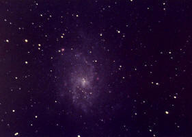 M33 - Face On Spiral Galaxy in the constellation Triangulum. Photo Copyright Ed Flaspoehler 2006